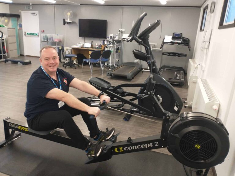 Cardiac Rehab team continue to strengthen hearts, thanks to new equipment funded by Epsom and St Helier Hospitals Charity.